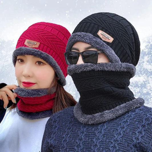 Winter Cap with Gloves Set  Warm, Stylish & Comfortable, for Men & Women